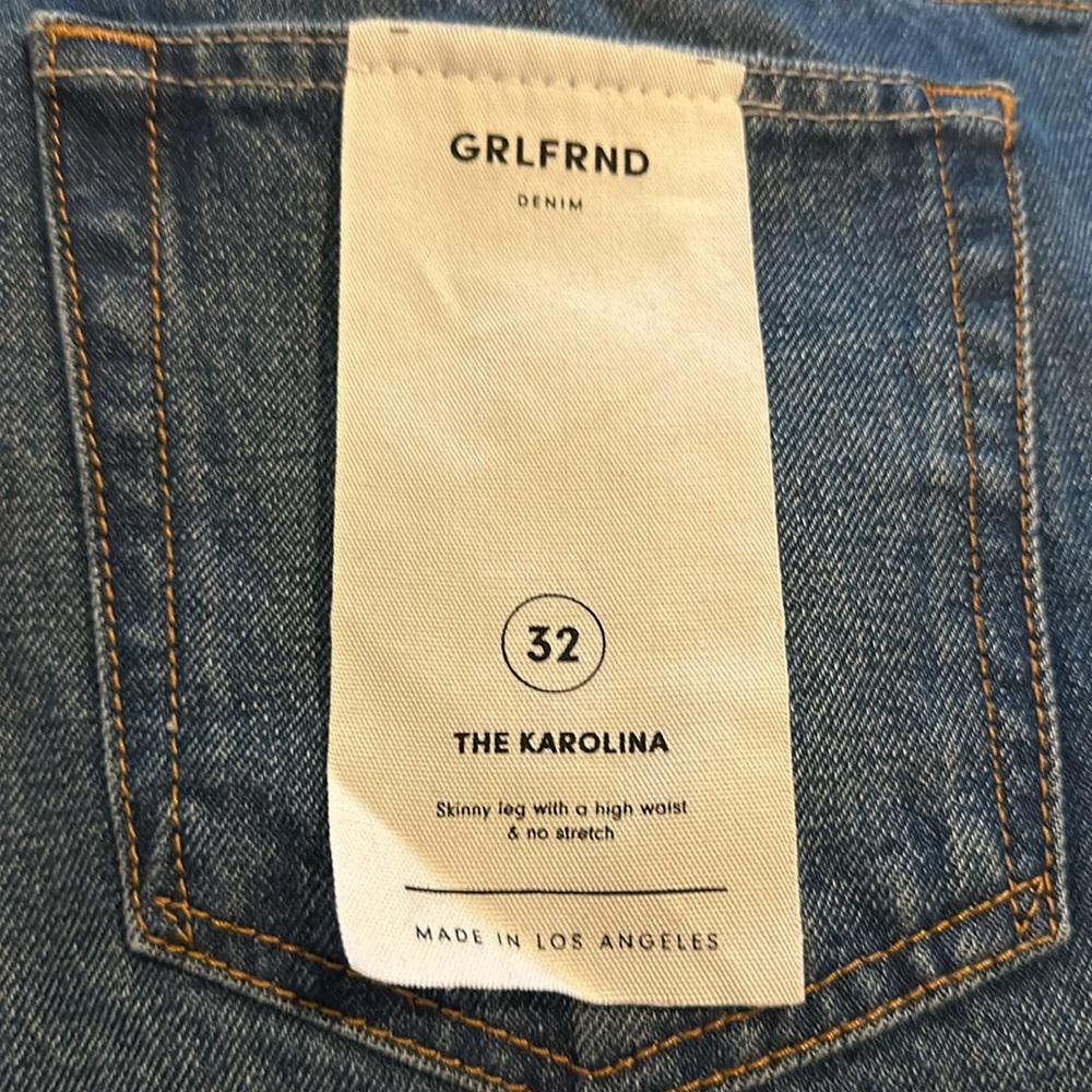 GRLFRND Karolina in Long Time Gone size 32 button fly - Picture 3 of 9